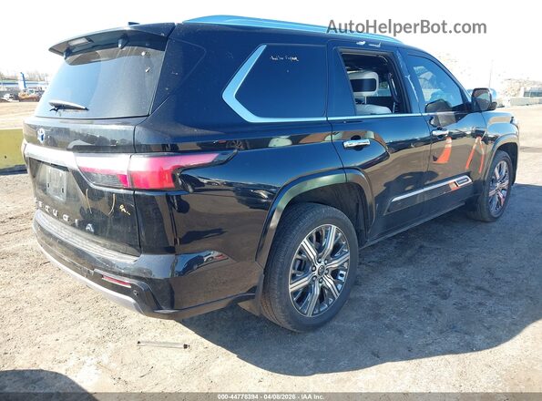 7SVAAABAXPX016002 2023 TOYOTA SEQUOIA Black Tył prawy