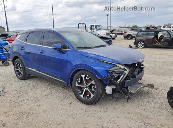 5XYK3CDF0SG289166 2025 KIA SPORTAGE Blue Widok z przodu