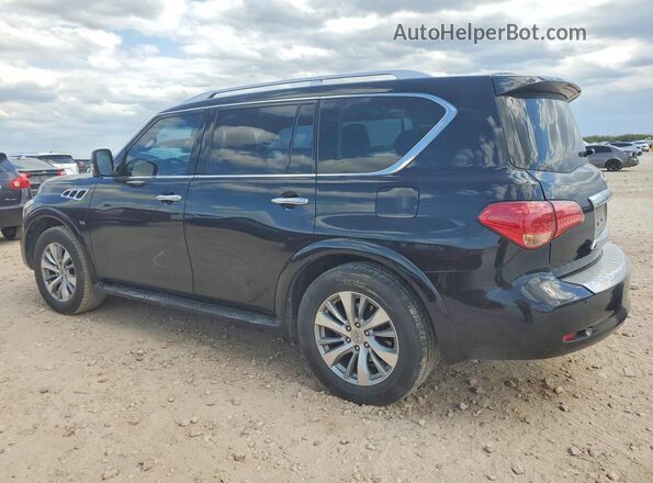 JN8AZ2NE9H9158312 2017 INFINITI QX80 Черный Задняя правая четверть