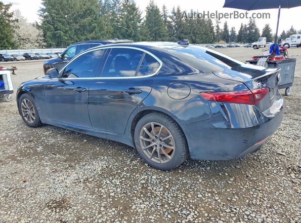 ZARFAEDN7J7576337 2018 ALFA ROMEO GIULIA Черный Задняя правая четверть