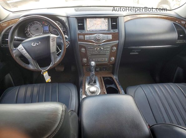 JN8AZ2NE9H9158312 2017 INFINITI QX80 Черный Вид щитка приборов