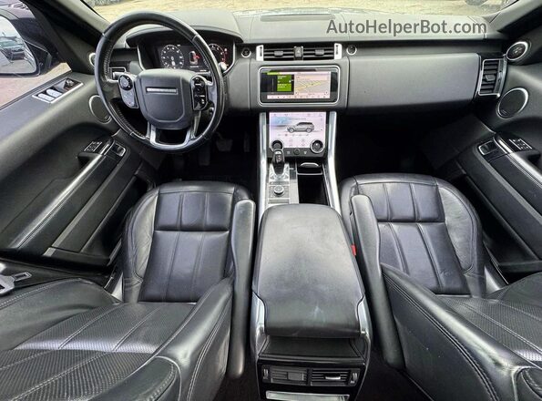 SALWR2RVXKA823843 2019 LAND ROVER RANGE Синий Вид задних сидений