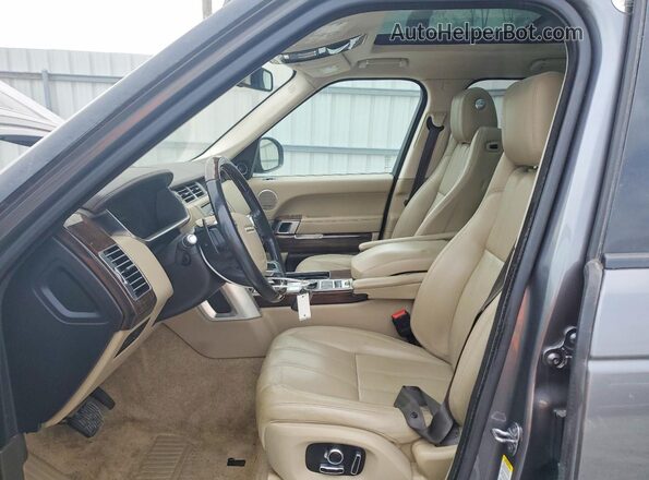 SALGS2KF8GA247088 2016 LAND ROVER RANGE ROVER Gray Dashboard view