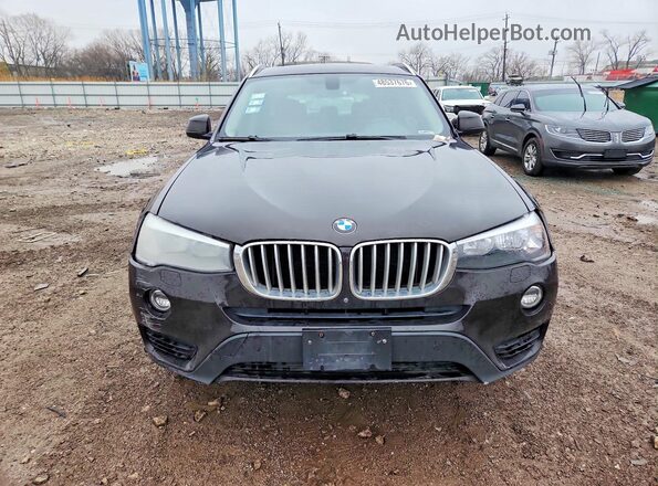 5UXWX9C53G0D87947 2016 BMW X3 Black Widok z tyłu
