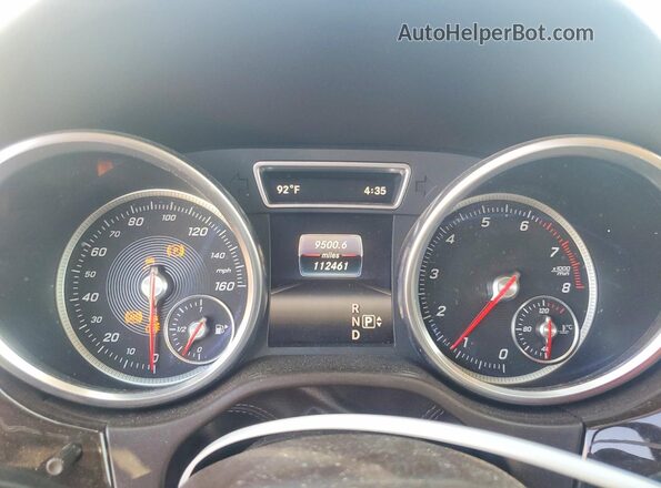 4JGDA5HB5GA720055 2016 MERCEDES-BENZ GLE Black Вид задніх сидінь