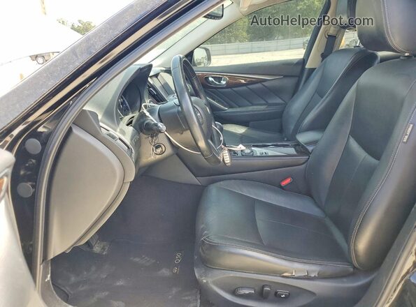 JN1EV7APXGM302266 2016 INFINITI Q50 Черный Вид панели приборов