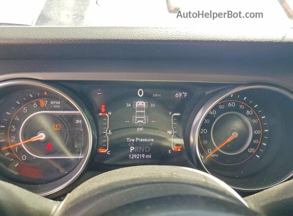 1C4HJXDG0KW612537 2019 JEEP WRANGLER Серый Вид задних сидений