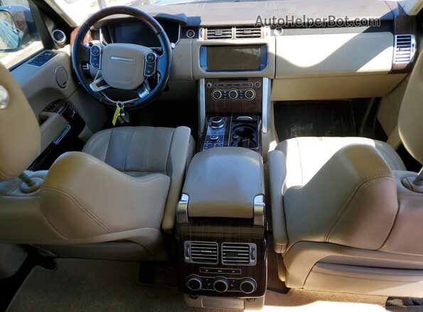 SALGS2FK6HA361194 2017 LAND ROVER RANGE ROVER Синий Вид щитка приборов