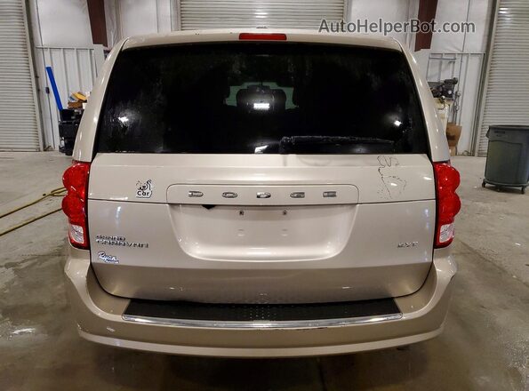 2C4RDGCG3GR177476 2016 DODGE CARAVAN Tan Вид салону спереду