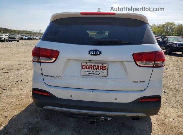 5XYPHDA53HG308939 2017 KIA SORENTO White Widok wnętrza z przodu