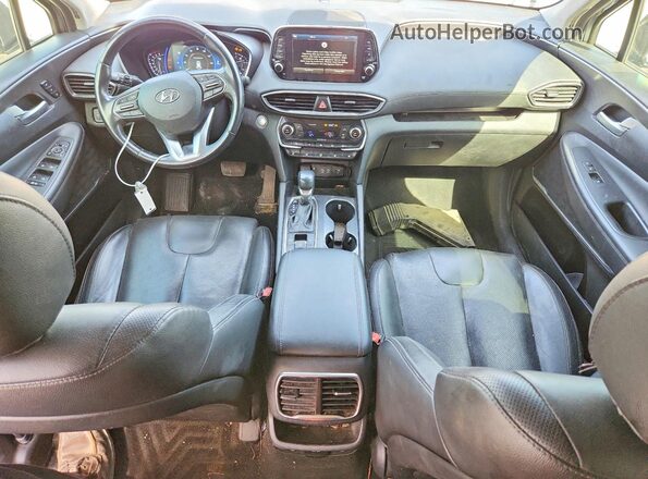 5NMS53AD8KH037104 2019 HYUNDAI SANTA Charcoal Widok zestawu wskaźników
