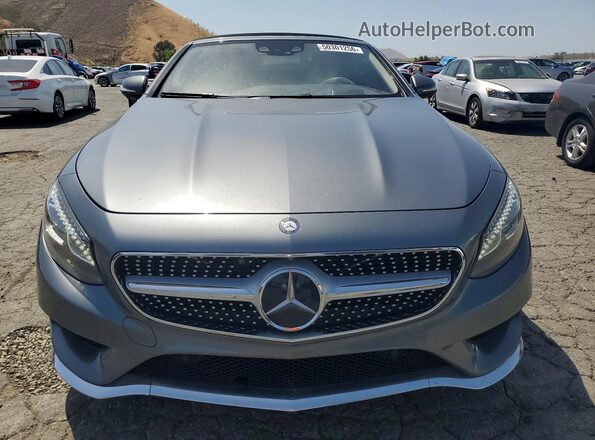 WDDXK8CB0HA024959 2017 MERCEDES-BENZ S Серый Вид сзади