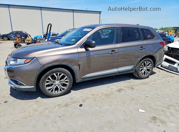 JA4AD2A32JZ006547 2018 MITSUBISHI OUTLANDER Коричневый Передняя левая четверть