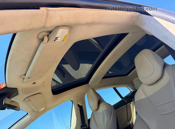 5YJSA1E21HF209895 2017 TESLA MODEL S Синий Панорамный вид салона 360°