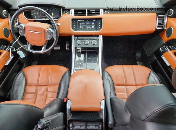 SALWV2EF7GA588027 2016 LAND ROVER RANGE ROVER Black Vista del cuadro de instrumentos