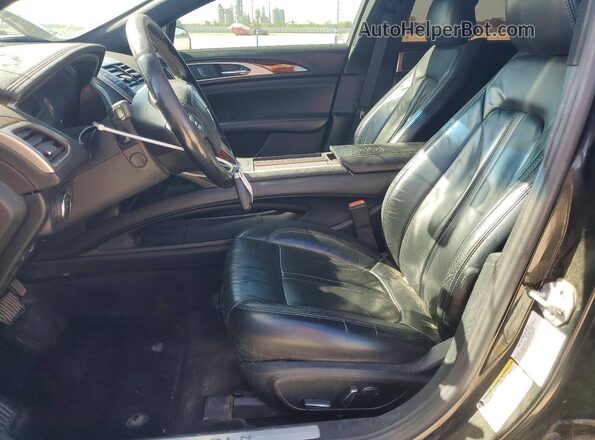 3LN6L5LU7HR634877 2017 LINCOLN MKZ Черный Вид панели приборов