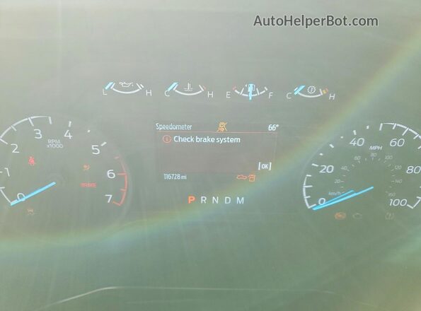 1FT7W2BN8PEC08836 2023 FORD F250 Белый Вид щитка приборов