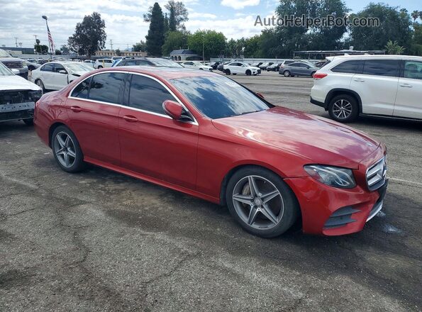 WDDZF4JB8HA031165 2017 MERCEDES-BENZ E Burgundy Вид спереду