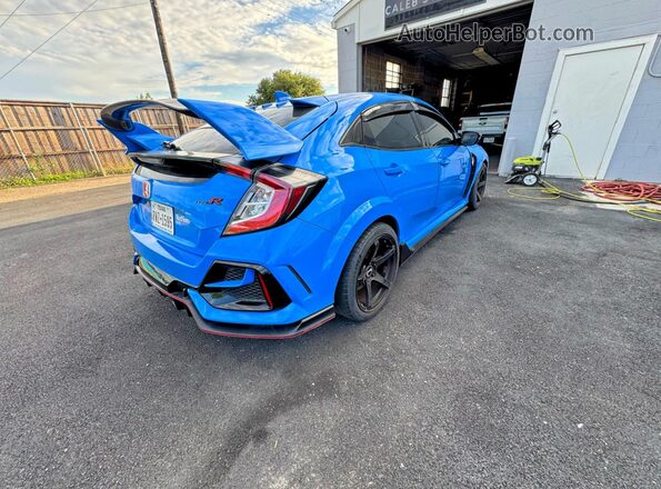 SHHFK8G7XMU202954 2021 HONDA CIVIC Синий Вид спереди