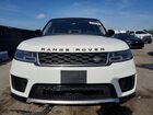 2019 Land Rover Range Rover Sport Hse Белый vin: SALWR2RV0KA820384