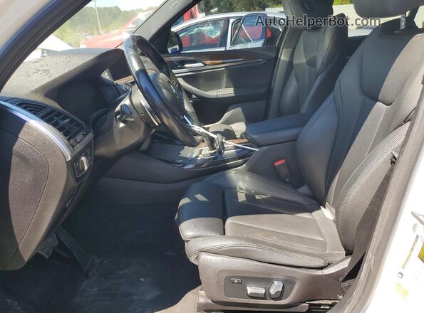 5UXTY3C02LLU72544 2020 BMW X3 White Вид панелі приладів