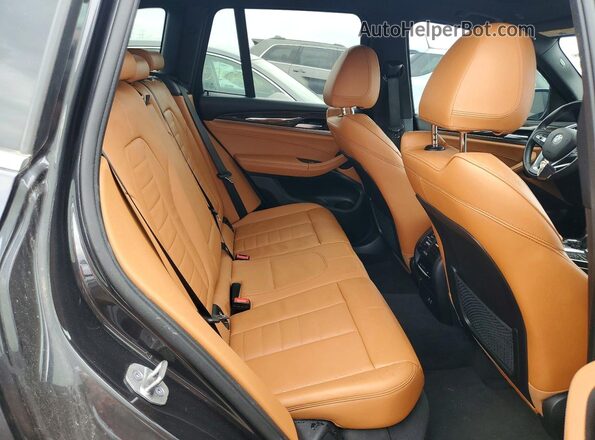 5UXTY3C09M9H28390 2021 BMW X3 Черный Вид задней части салона