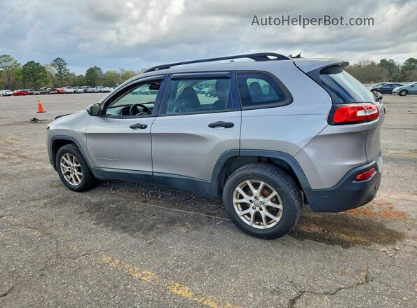 1C4PJLAB3GW137597 2016 JEEP CHEROKEE Silver Tył prawy