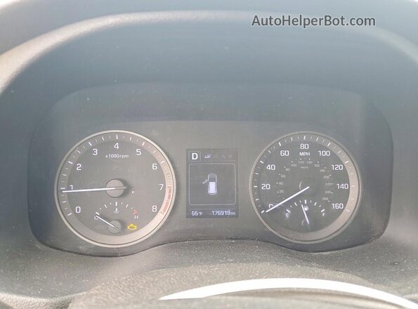 KM8J3CA46JU768005 2018 HYUNDAI TUCSON Белый Вид задних сидений