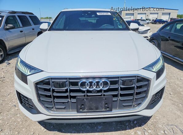 WA1CVAF18KD014559 2019 AUDI Q8 White Вид ззаду