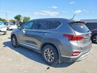 2019 Hyundai Santa Fe Se Серый vin: 5NMS23AD3KH093881