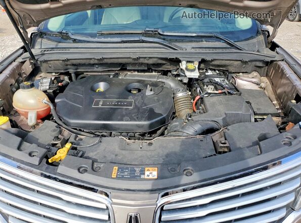 5LMCJ3C96JUL18679 2018 LINCOLN MKC Желто-коричневый Вид подкапотного пространства