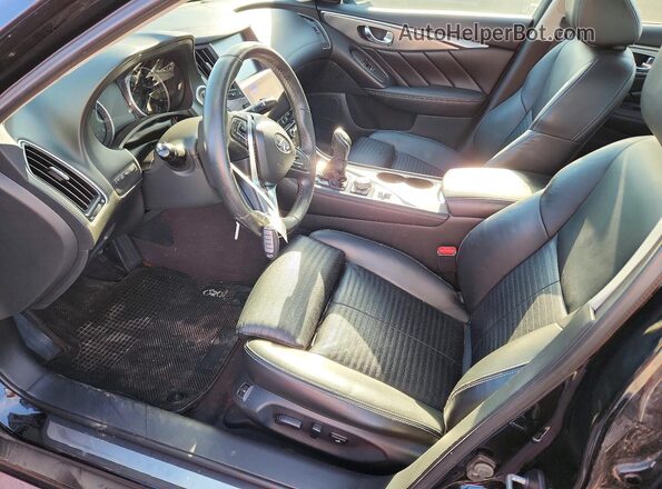 JN1EV7AR2JM434124 2018 INFINITI Q50 Black Widok deski rozdzielczej