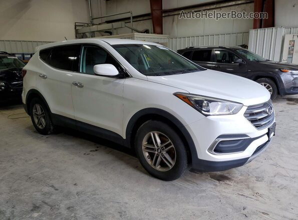 5XYZT3LB2JG564984 2018 HYUNDAI SANTA Белый Вид спереди
