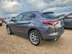 2018 Alfa Romeo Stelvio Sport Gray vin: ZASFAKPN8J7B71325