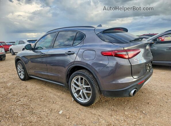 ZASFAKPN8J7B71325 2018 ALFA ROMEO STELVIO Gray Tył prawy