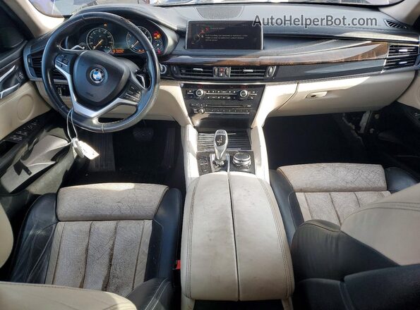 5UXKU2C53G0N78795 2016 BMW X6 Угольный Вид щитка приборов
