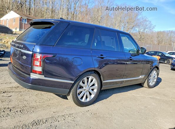 SALGS2FVXHA374475 2017 LAND ROVER RANGE Blue წინა მარჯვენა