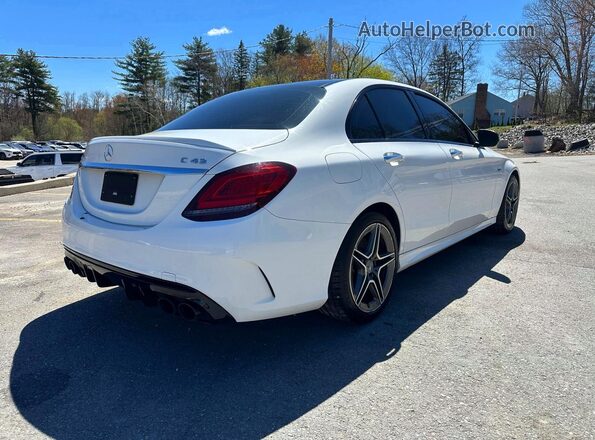 55SWF6EB3KU284846 2019 MERCEDES-BENZ C White Առջևի աջ