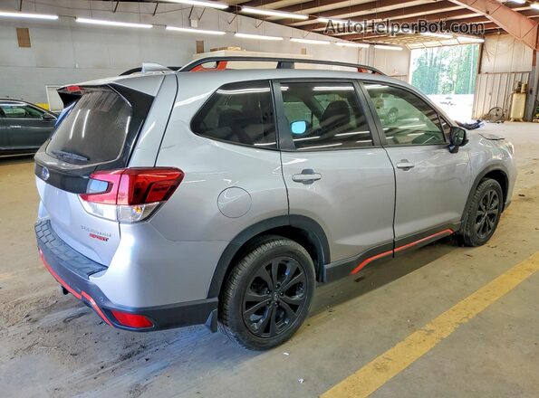 JF2SKAPC8KH509851 2019 SUBARU FORESTER Серебряный Передняя правая четверть