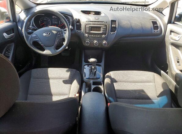 3KPFK4A74JE219463 2018 KIA FORTE Серебряный Вид щитка приборов