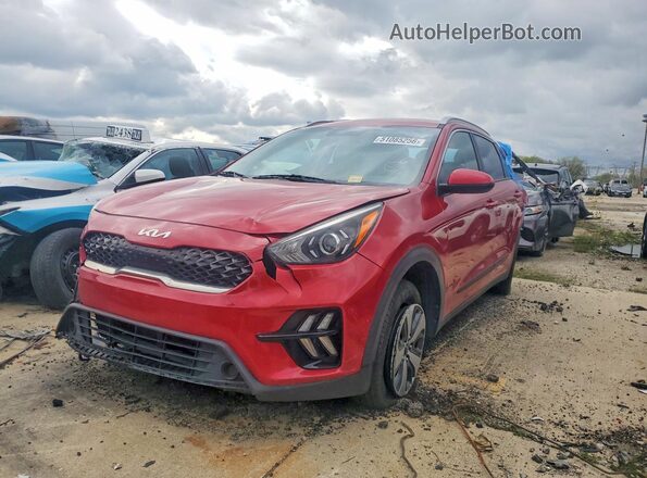 KNDCB3LC7N5534802 2022 KIA NIRO Красный Задняя левая четверть