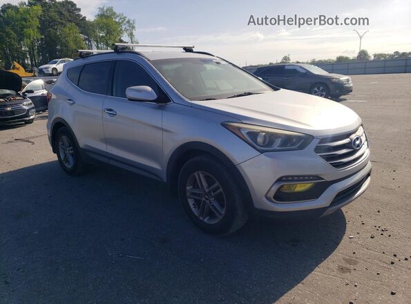5XYZU3LB7JG509850 2018 HYUNDAI SANTA FE Silver Вид спереду