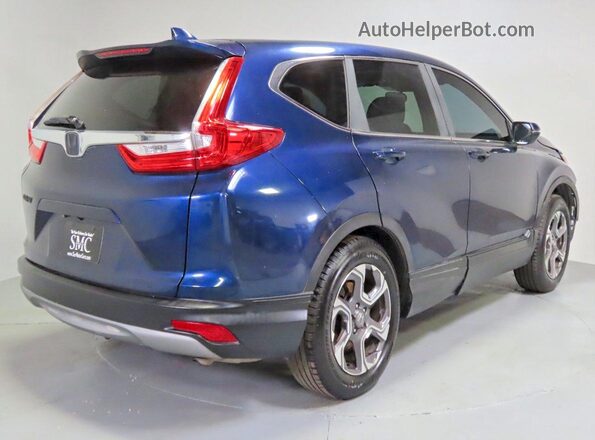 7FARW1H58HE027993 2017 HONDA CRV Синий Передняя правая четверть