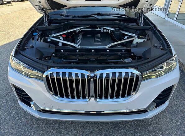 5UXCW2C59KL080798 2019 BMW X7 White Widok deski rozdzielczej
