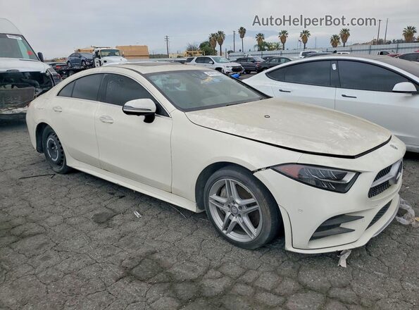 WDD2J5JB4KA028325 2019 MERCEDES-BENZ CLS-CLASS White Вид спереду