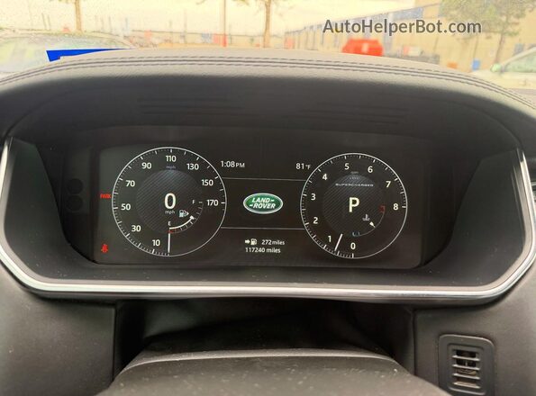 SALGS5FE1HA328485 2017 LAND ROVER RANGE Белый Вид щитка приборов