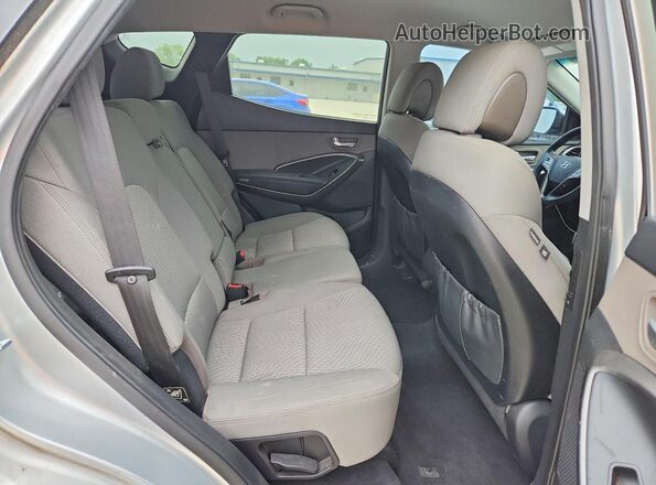 5XYZT3LB3HG433430 2017 HYUNDAI SANTA FE Серебряный Вид подкапотного пространства