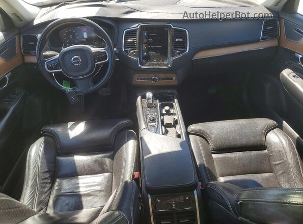 YV4BC0PL6G1034283 2016 VOLVO XC90 Black Vista del cuadro de instrumentos