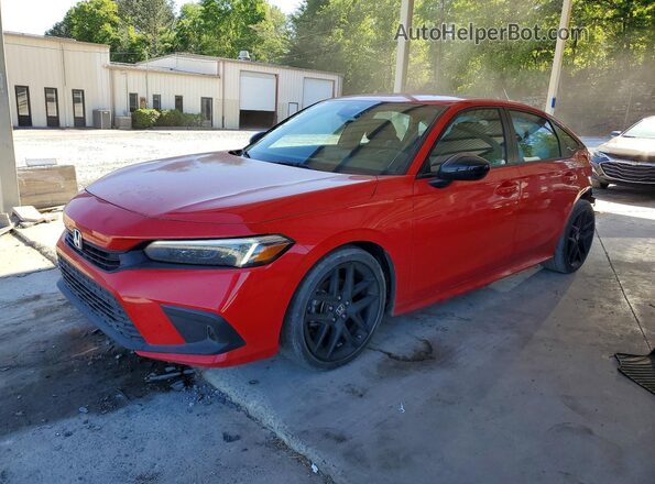 2HGFE2F50PH572011 2023 HONDA CIVIC Red უკანა მარცხენა