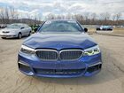 2018 Bmw M550xi Blue vin: WBAJB9C5XJB286100